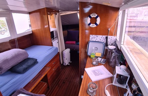 Ouistreham Boat Rental | Docked boat