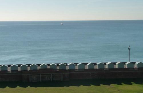 Seafront Apartment | With spectacular sea views the flat is literally across the road from the Beach.