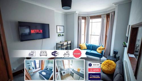 1 Bedroom Apartment in Lowestoft with Free Parking, by Short Term Digs Short Lets & Serviced Accommodation in Lowestoft