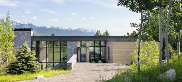 A Secluded Aerie with Giant Views of the Tetons in Wilson