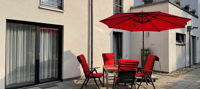 Apartment 1 with garden terrace and lake access in Zeuthen