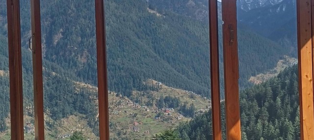 Aum At the Great Himalayan National Park Road, comes the fairytale village Tandi in Manali