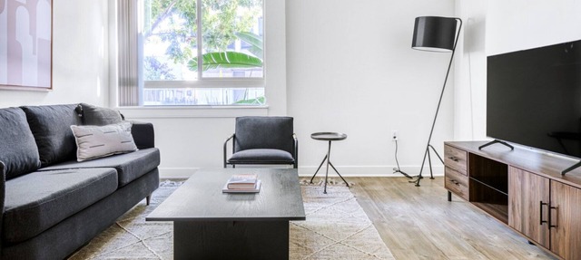 Bright Studio City 2BR w/ Gym, Lounge & W/D, near WF & TJ, by Blueground in Los Angeles