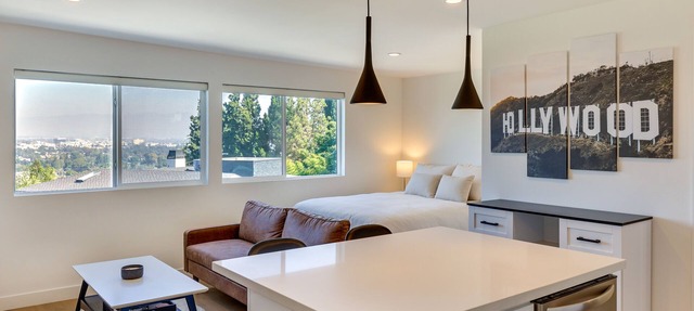 Chic & Modern Studio City Apt w/ Mountain Views in Studio City