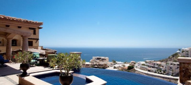 Cliffside Spanish-Style Villa with HUGE Views, Pool, & Elevator Close to DT in Cabo San Lucas