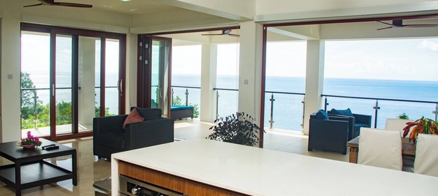 Dream Caribbean Sea View Luxurious Apartment, Marigot, Saint Lucia in Castries