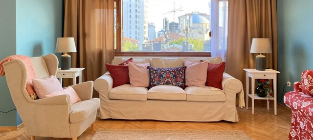 Duplex Unit with Patio and Balcony, 5 min from Sea in Istanbul