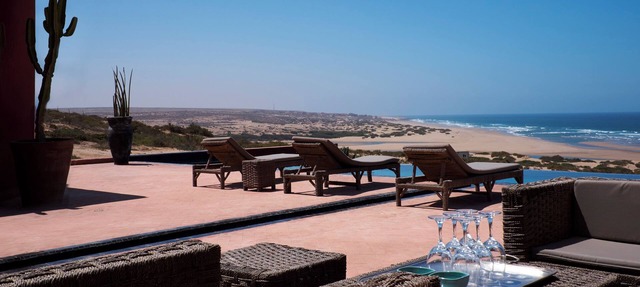 Exceptional seafront villa with private pool in Sidi R'bat