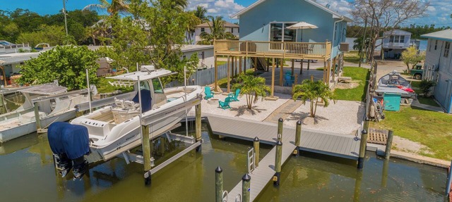 Harbor Place Boathouse, BRAND NEW DOCK, Open, on stilts, ocean front in Marco Island