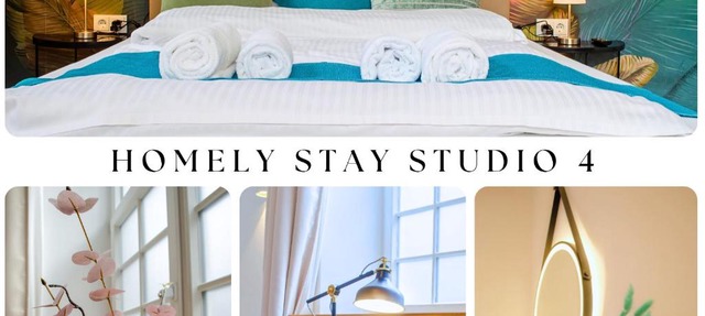 HOMELY STAY Studio 4 - Chic Self-Check-In Room for Short Stays in Munich