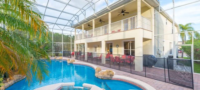 Ideal family villa/large private pool/not overlooked/near Disney/on golf course in Davenport
