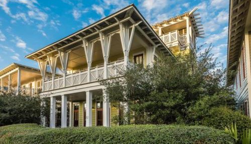 Located right on 30A, '57 Western Lake Drive' is a 6BR 6,5BA Home Carriage House home in Santa Rosa Beach