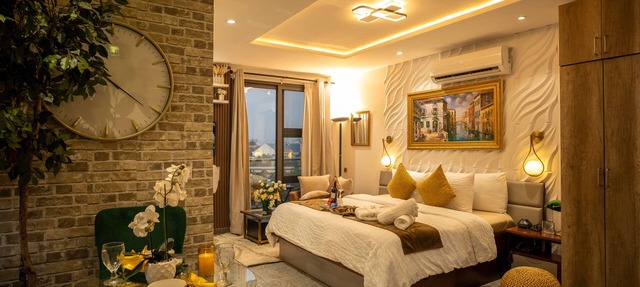 Luxe rooftop studio in Cantonments steps away from Nekter lounge w/pool & gym in Accra