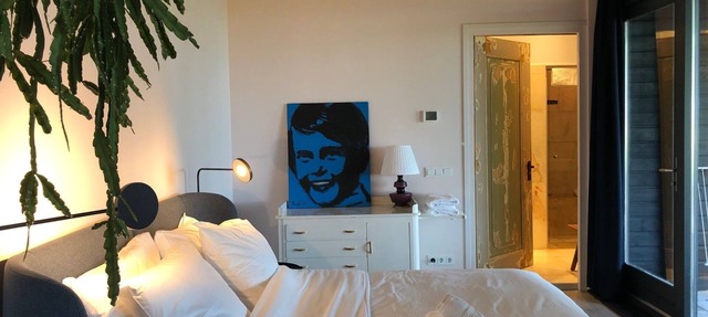 Luxury vacation studio near the Wadden Sea with private sauna. in Lioessens