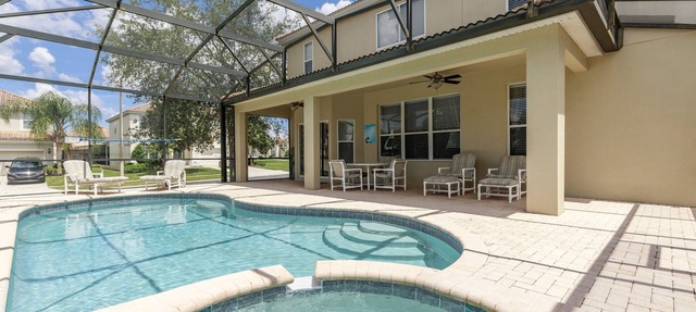 🏰 Magical 6-Bed Family Villa ✨[FREE Heated Pool, Spa & BBQ] 5 Mins to Disney 🎢 in Kissimmee