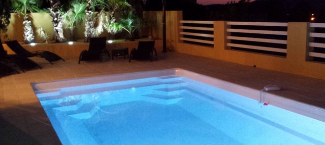 Magnificent Villa with dominant view and heated swimming pool in Langlade