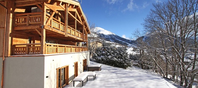 Magnifique chalet mitoyen, Bain à Remous in L'Alpe d'Huez