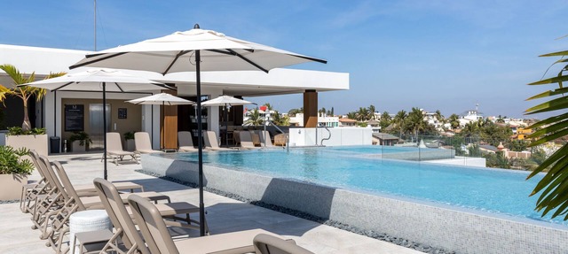 Modern 2BR Golden Zone | Top Floor | Ocean View in Bucerias
