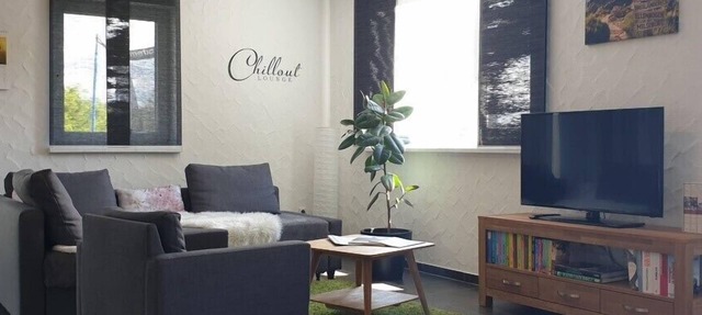 Modern vacation apartment (60 m²) for up to 4 people with spacious terrace in Fladungen