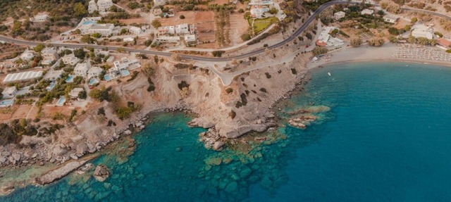 Neli II, sea view, private pool, walking distance to beach in Lasithi