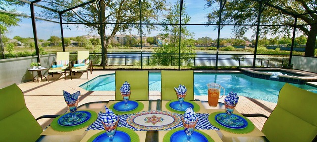 Outstanding 6 Bed Villa, Pool & Spa, Superb Lakefront Setting, 5* Windsor Hills in Kissimmee