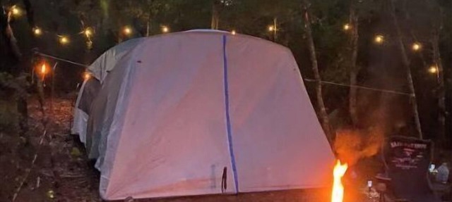 Peaceful campsite -head of Ocala National Forest trails. in fort mccoy