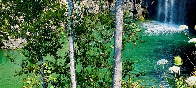 Private Coastal Waterfall Escape, for Couples- Tides, Sauna, 55' Ocean Falls in Canning