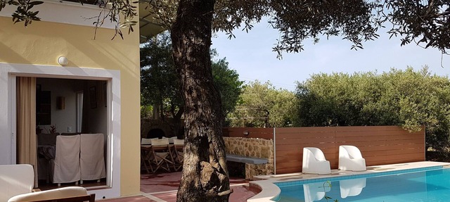 Private Pool Villa, near a sandy beach in Stalida