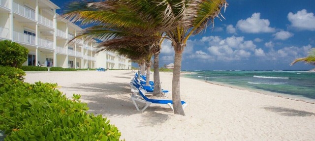 Right on the Beach! Ground Floor 2BD/2BA Condo at Castaways Cove in the East End in Grand Cayman