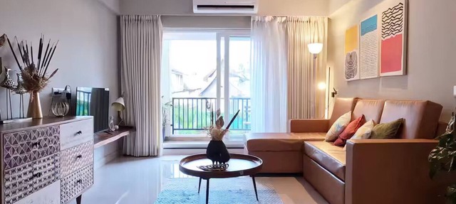 Ripples:Pool facing/RiverView/7 mins to Coco Beach in Nerul