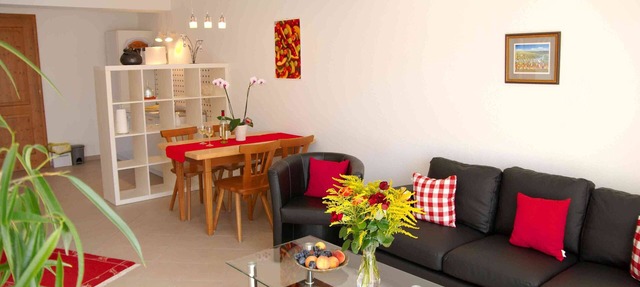 Spacious holiday home (70 sqm) with three rooms and a sun terrace in Nordheim am Main