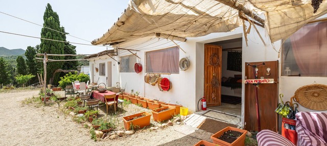 Tent "Olive Tent - In Our Garden" with Sea View & Shared Pool in Quartu Sant'Elena