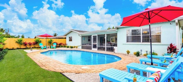 Tropic Htd Pool Home Lanai, Billiards, Ping Pong in Boynton Beach