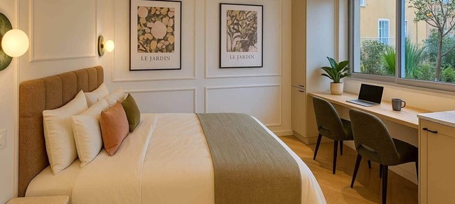 —Unmatched Location , Comfort, AC, Fiber Internet in Monaco