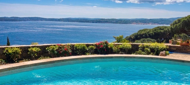 Villa panoramic sea view gulf of Saint -Tropez swimming pool 6 bedrooms 6 bathrooms 12 pers in Sainte-Maxime