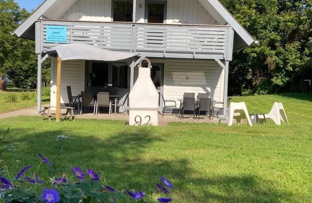 Holiday home in Silbersee holiday village with fireplace in Frielendorf