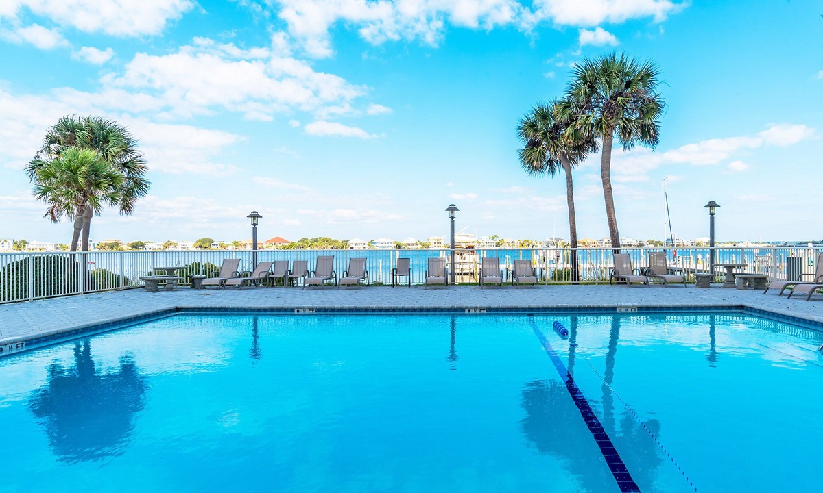 Villa Sabine Condo | Sabine Yacht & Racquet #5F | Dazzling Views, Pool!